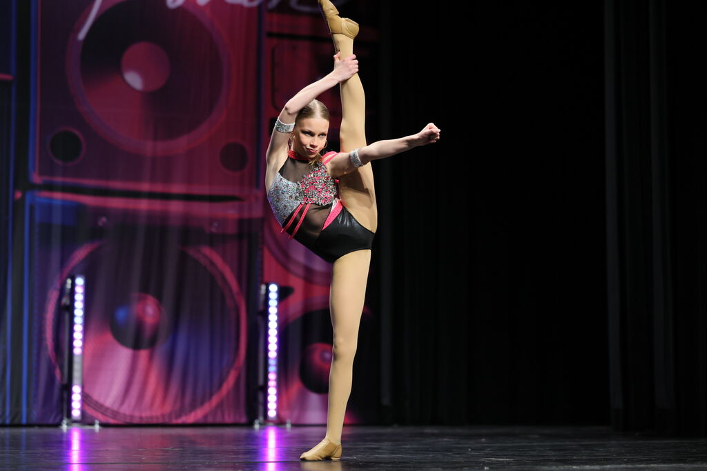 Talented dancers performing on stage at Moves Dance Studio